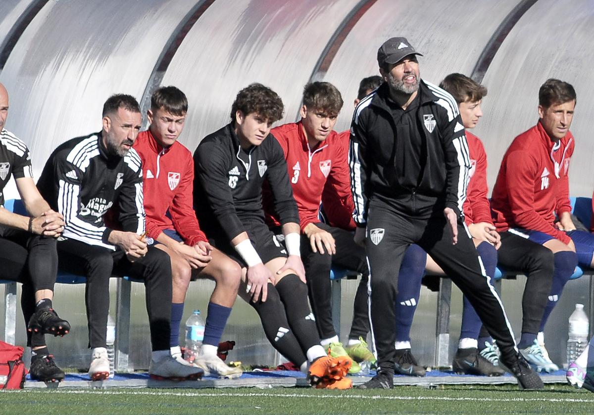 Ramsés, durante el partido ante el Illescas.