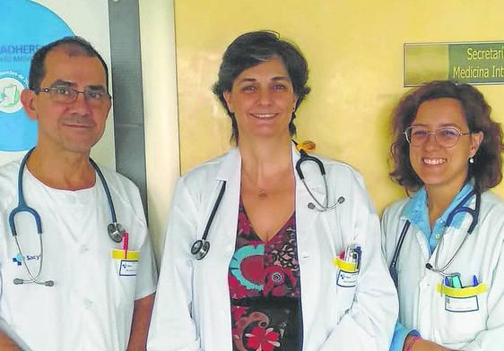 Equipo médico de Medicina Interna del complejo hospitalario.