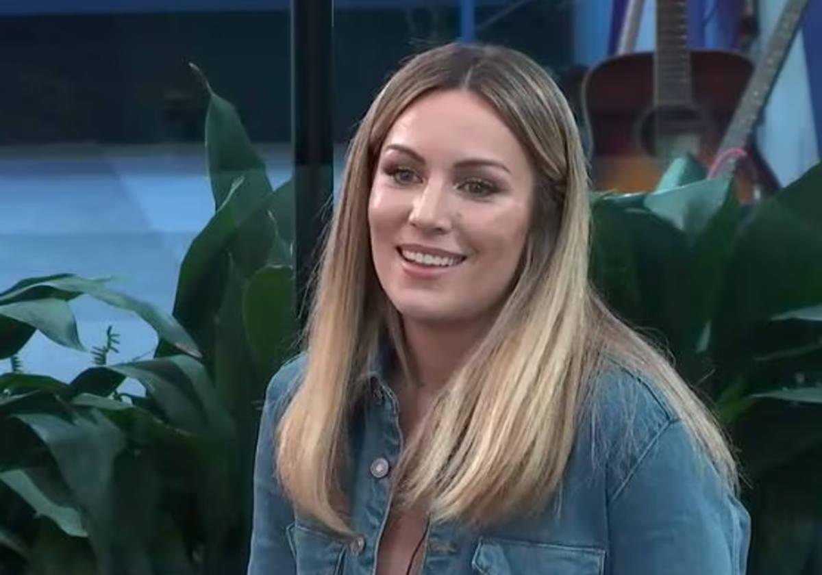 Edurne, en su vista a la Academia de 'OT 2023'.