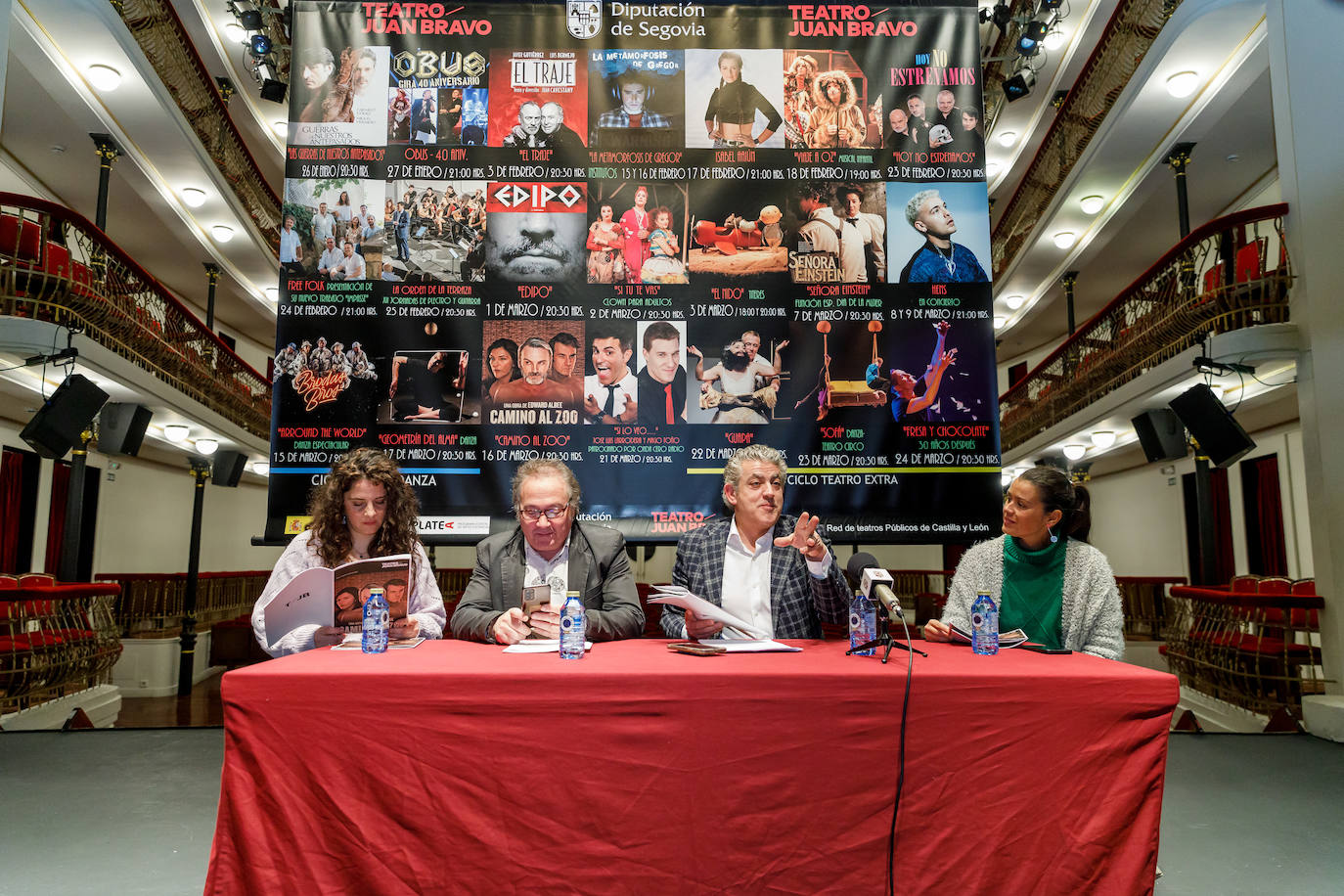 Presentación de la programación del primer trimestre del teatro Juan Bravo.