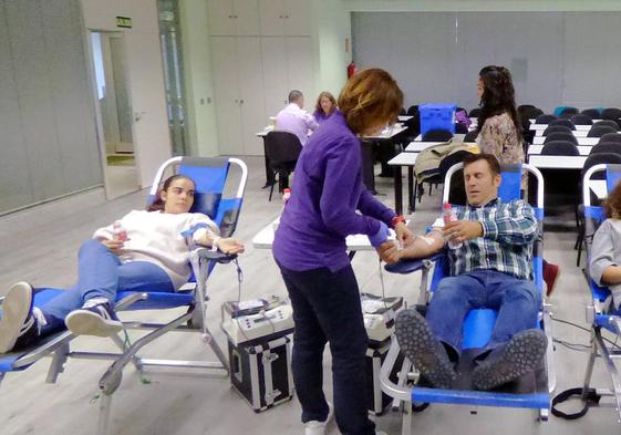 Donación de sangre en Asaja.