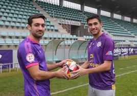 Jesús Torres y Jorge Sellés, este miércoles en La Balastera.