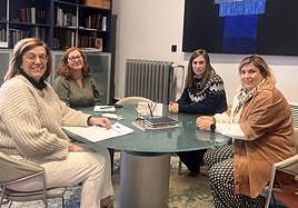 Reunión entre la Diputación y el Ayuntamiento de Pedraza de Campos.