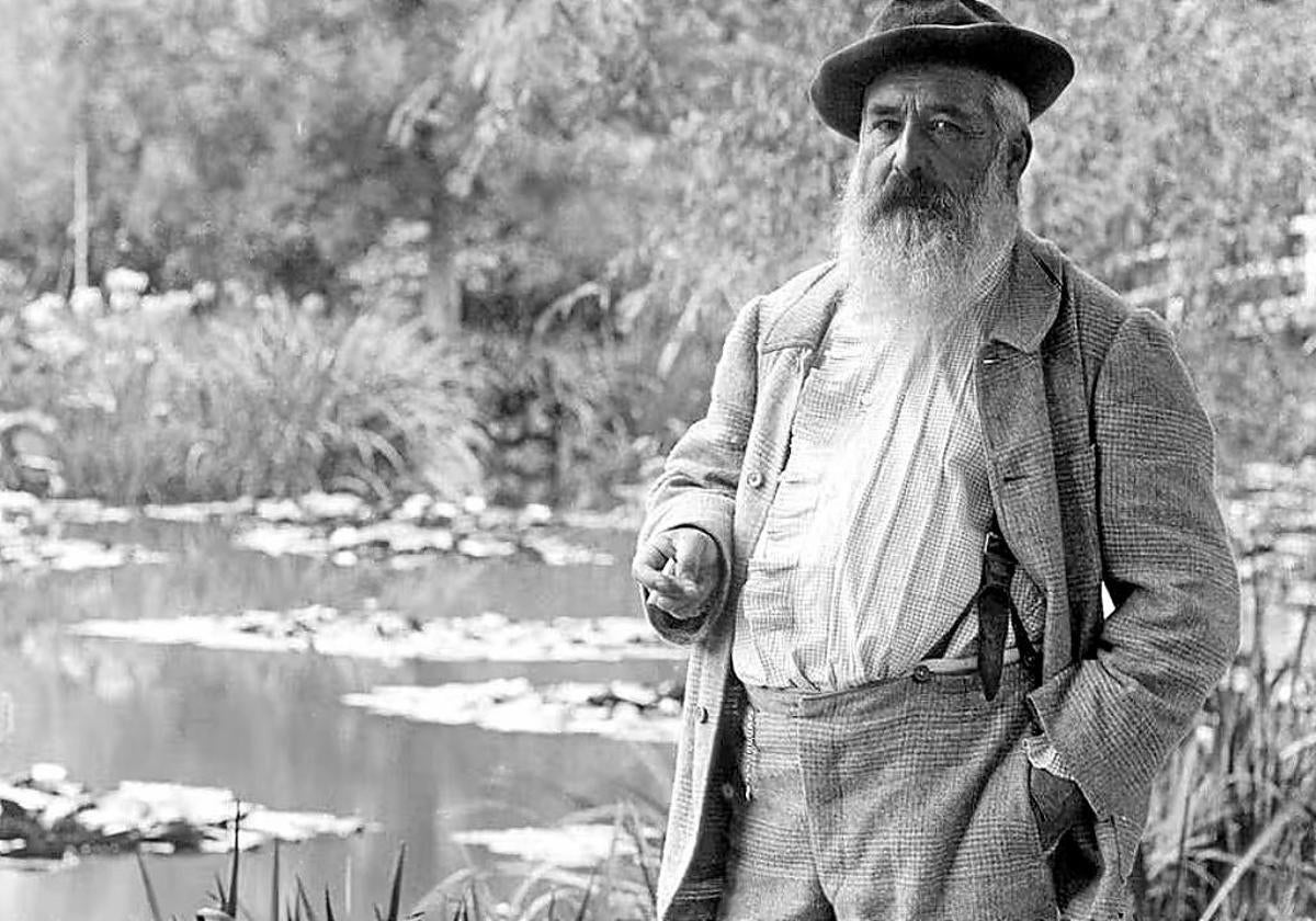 El artista Claude Monet.