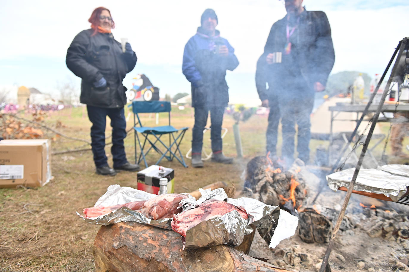 Los pingüinos se preparan la comida