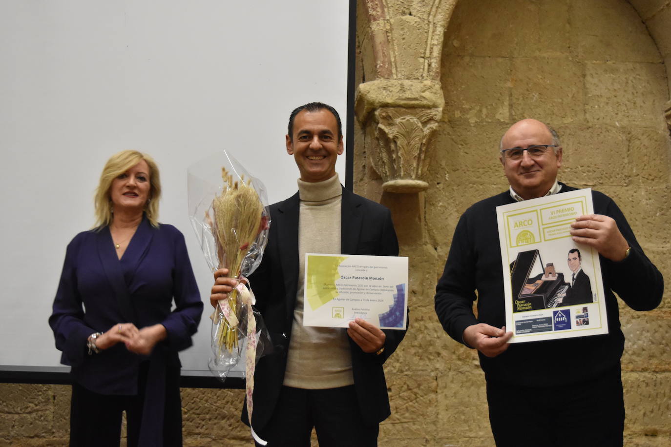 El pianista Óscar Pascasio recoge el Arco de Patrimonio