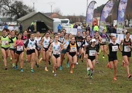 Salida de la prueba absoluta femenina.