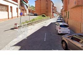 Captura de Google de las calles Guitarra (a la izquierda) y Santa María la Real de Nieva (derecha) en el barrio de San Lorenzo de Segovia.