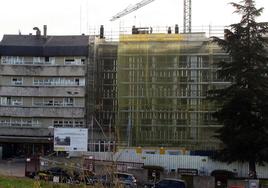 Obras que se llevan a cabo en la Residencia Asistida de Segovia.