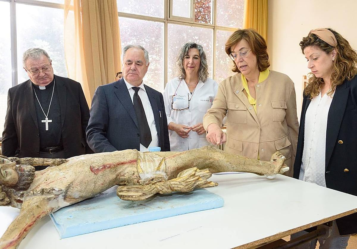 El taller de restauración ha intervenido en 404 obras de arte en diez años