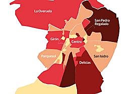 Varias personas caminan por La Rondilla.