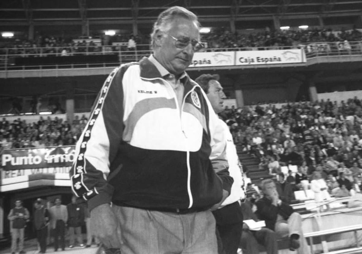 Vicente Cantatore, en una imagen de archivo durante un partido del Real Valladolid