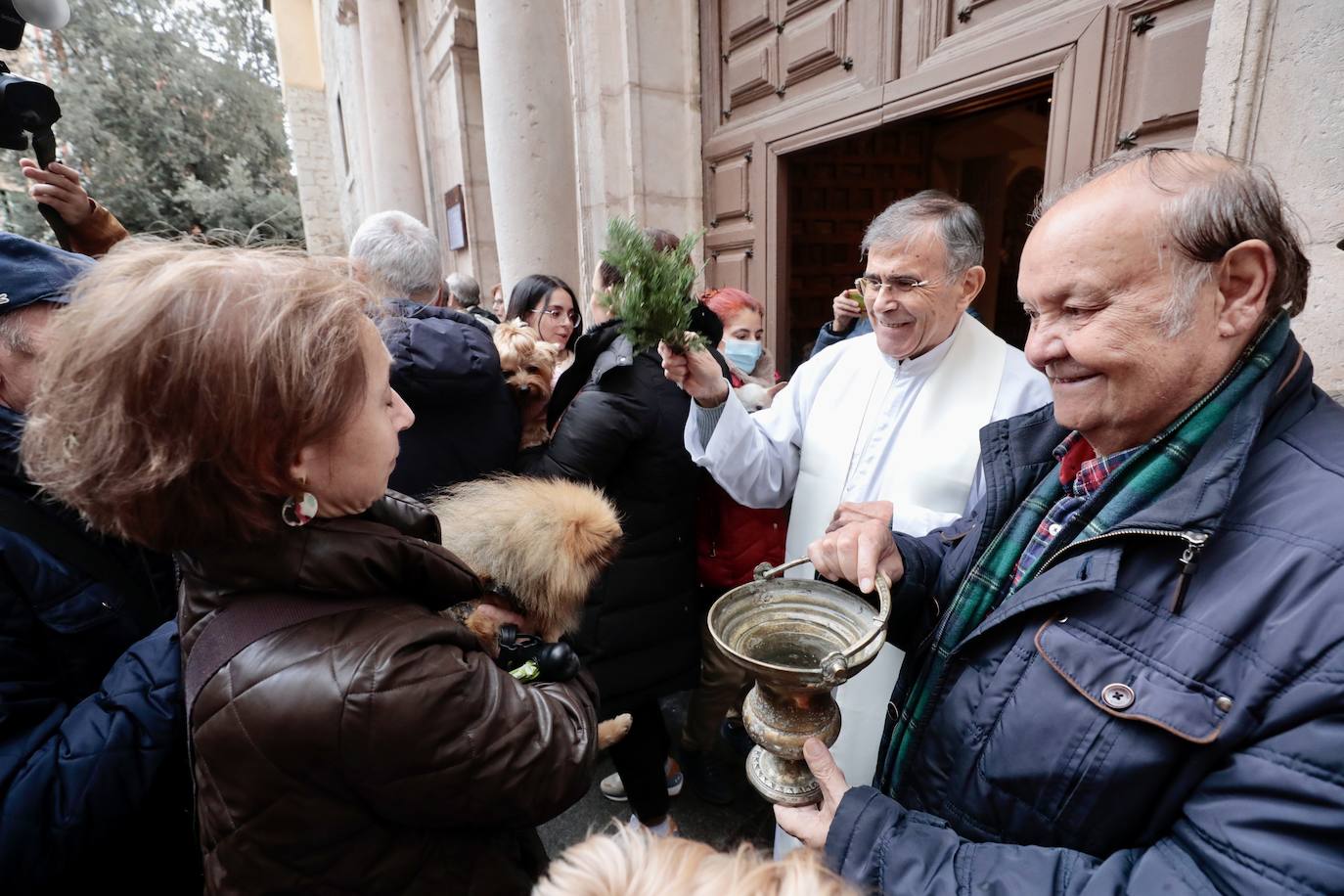 Bendición de una mascota.