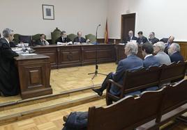 Un momento del juicio en la Audiencia de Valladolid, celebrado en 2019.