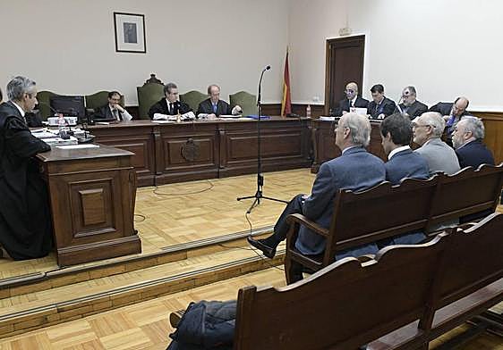Un momento del juicio en la Audiencia de Valladolid, celebrado en 2019.