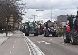 Movilización de agricultores.