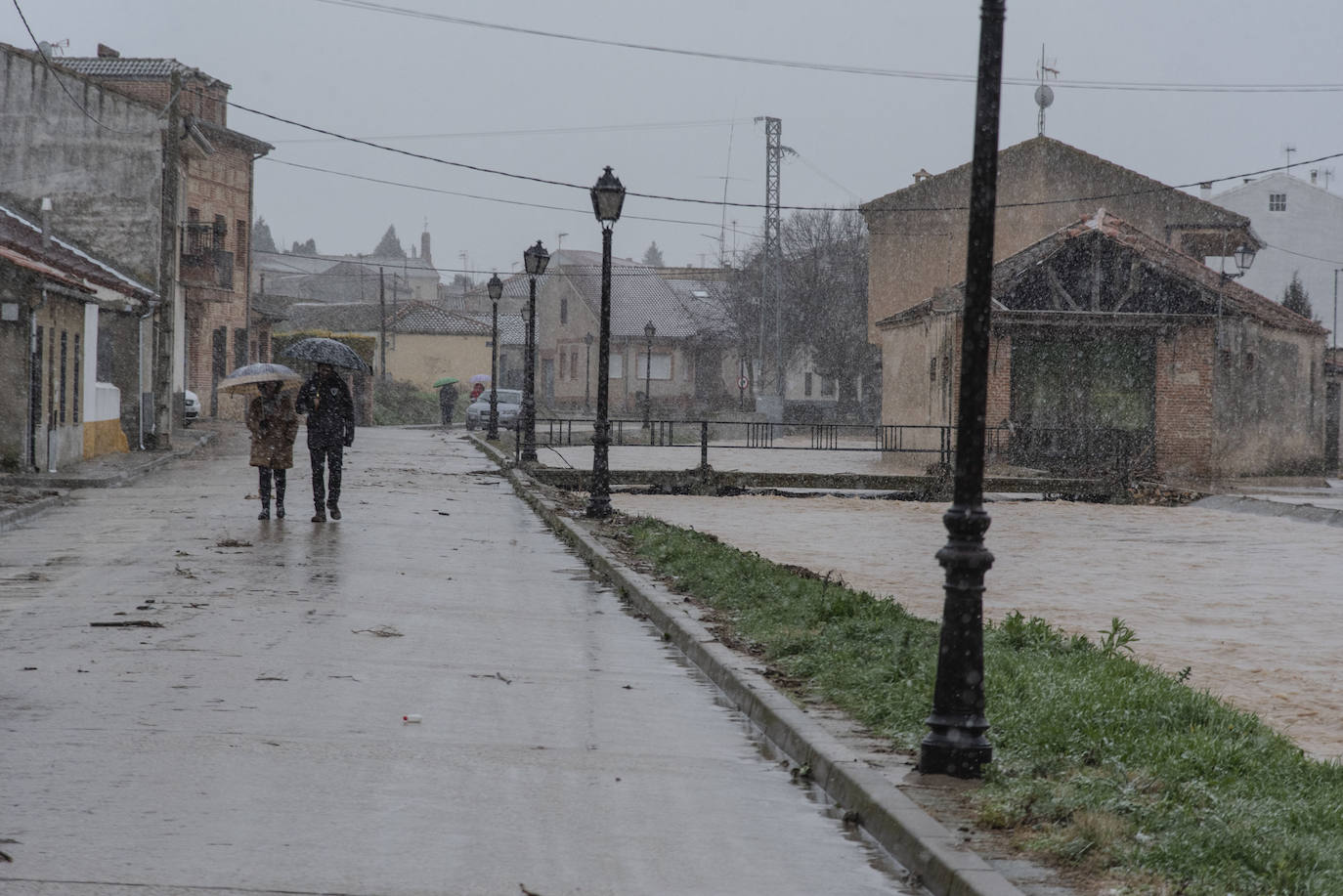 La inundación en Cantimpalos, en imágenes