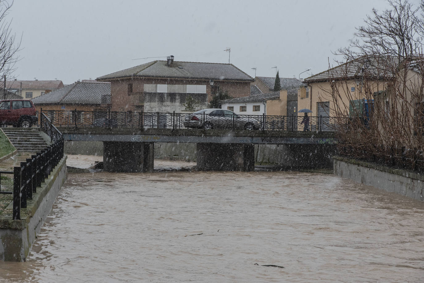 La inundación en Cantimpalos, en imágenes