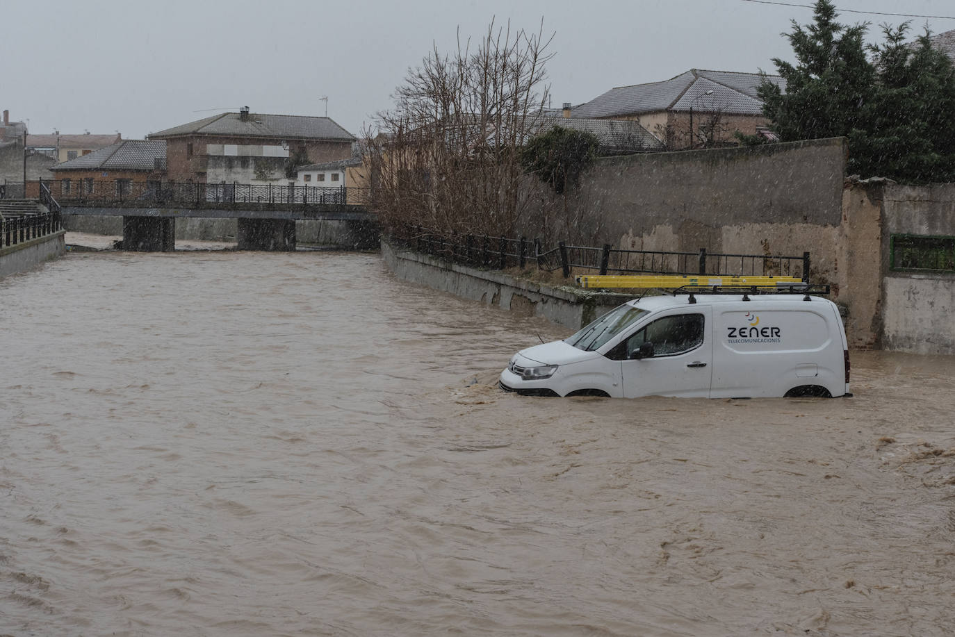 La inundación en Cantimpalos, en imágenes