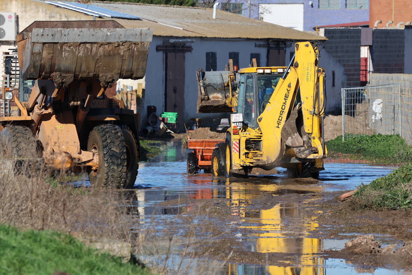 Crecida del río Zapardiel en Medina del Campo