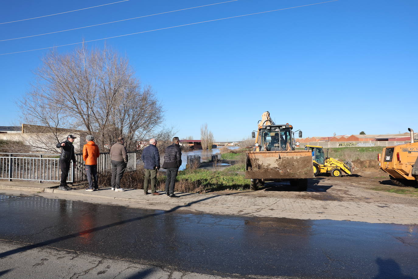 Crecida del río Zapardiel en Medina del Campo