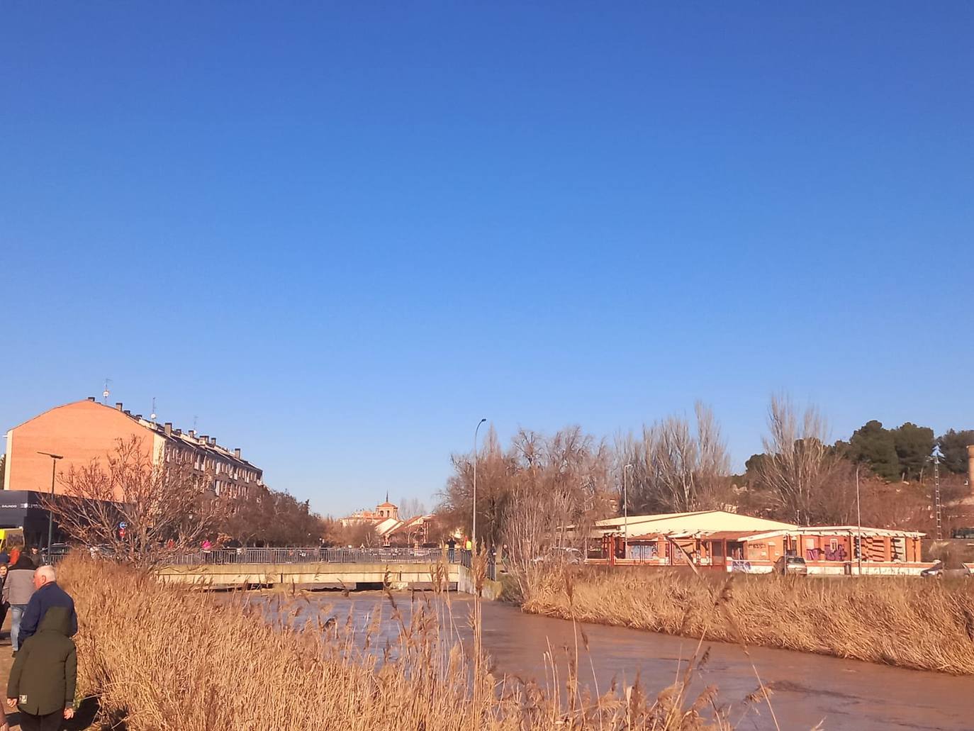 Crecida del río Zapardiel en Medina del Campo