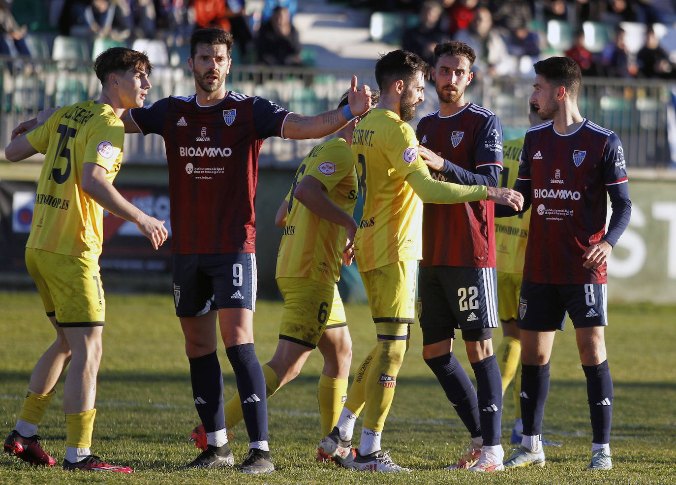 El empate de la Segoviana ante el Navalcarnero, en imágenes