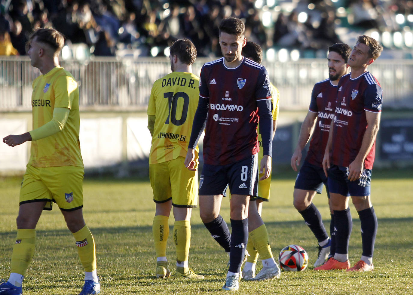 El empate de la Segoviana ante el Navalcarnero, en imágenes