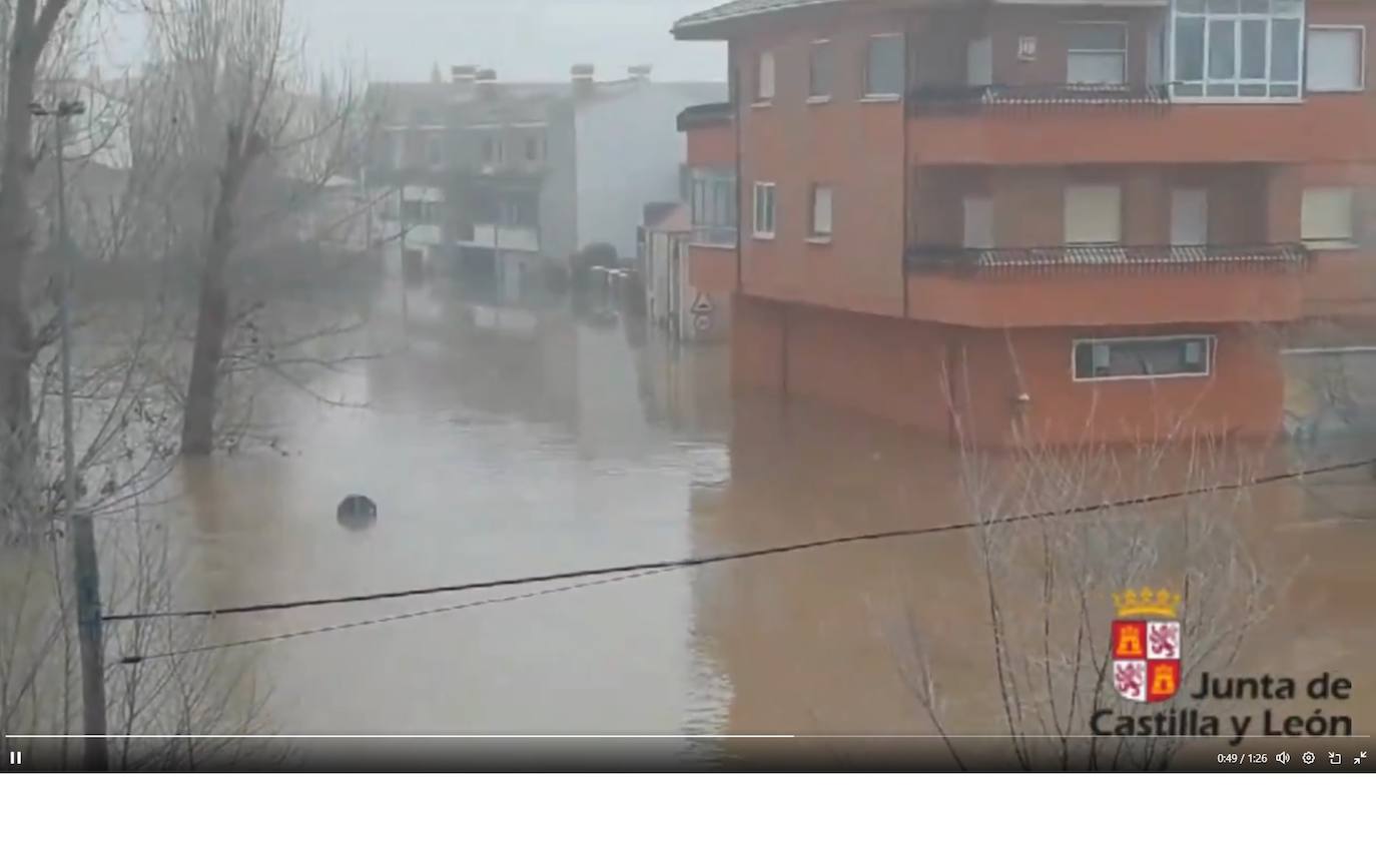 22 personas desalojadas en Viana de Cega por las inundaciones