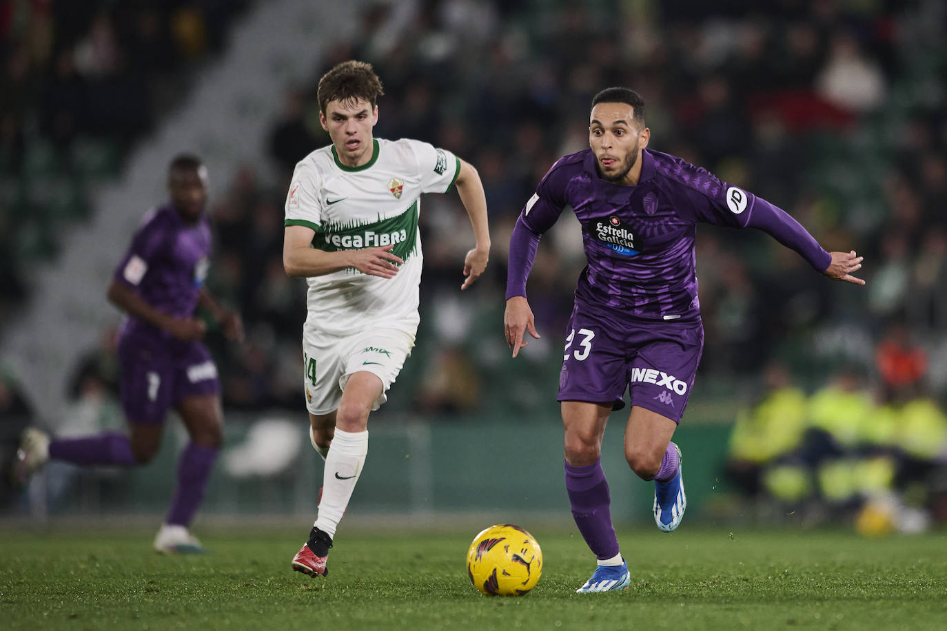 Las imágenes del partido Elche-Real Valladolid