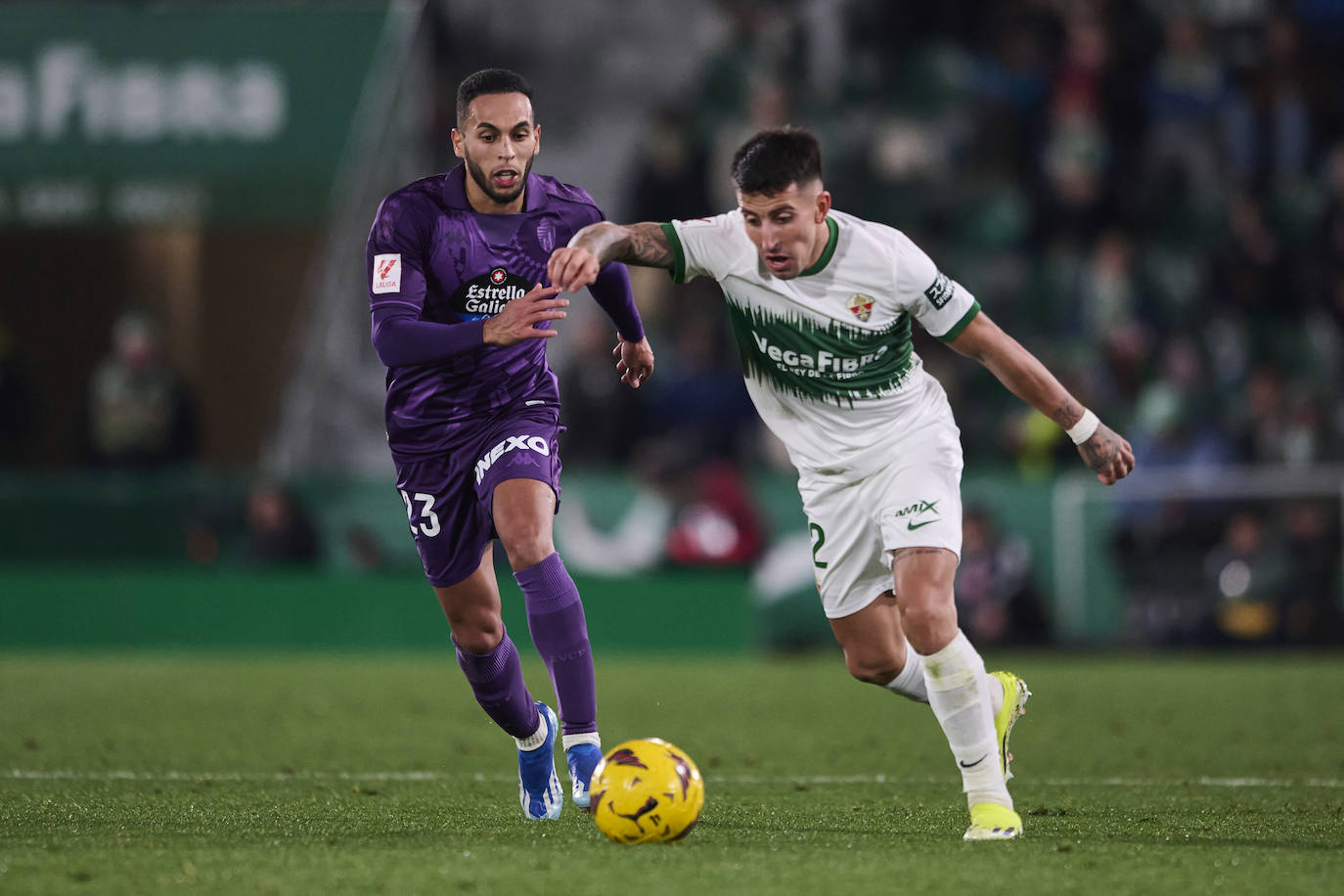 Las imágenes del partido Elche-Real Valladolid