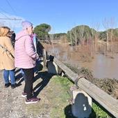 Las inundaciones mantienen cortadas cuatro carreteras secundarias en Valladolid y Segovia