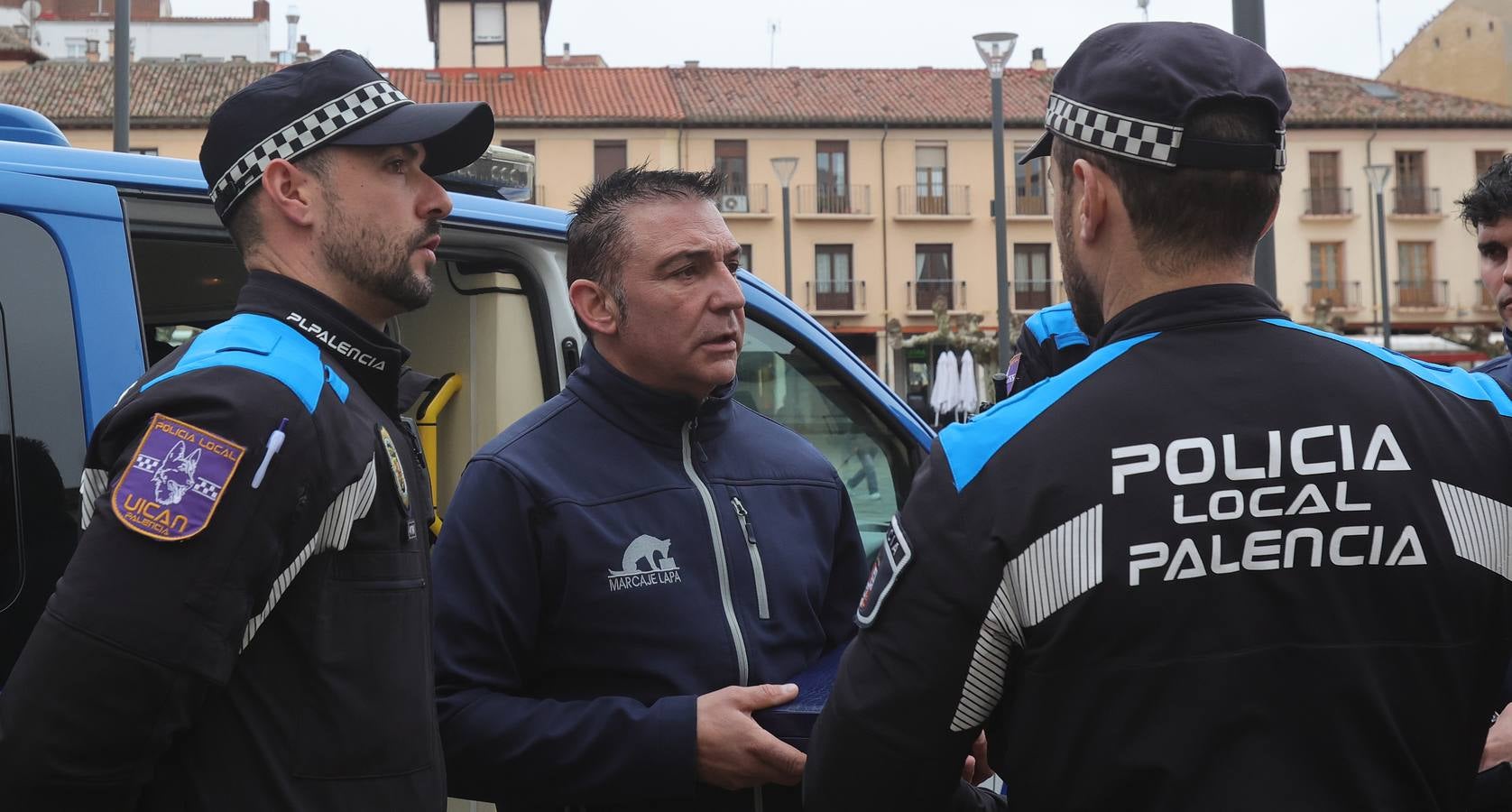 Palencia estrena la Unidad Canina con tres perros policía