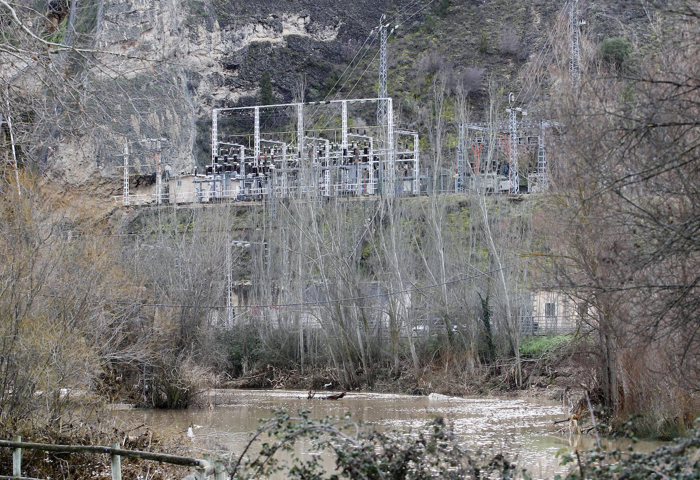 Inundaciones por el desembalse de Burgomillodo