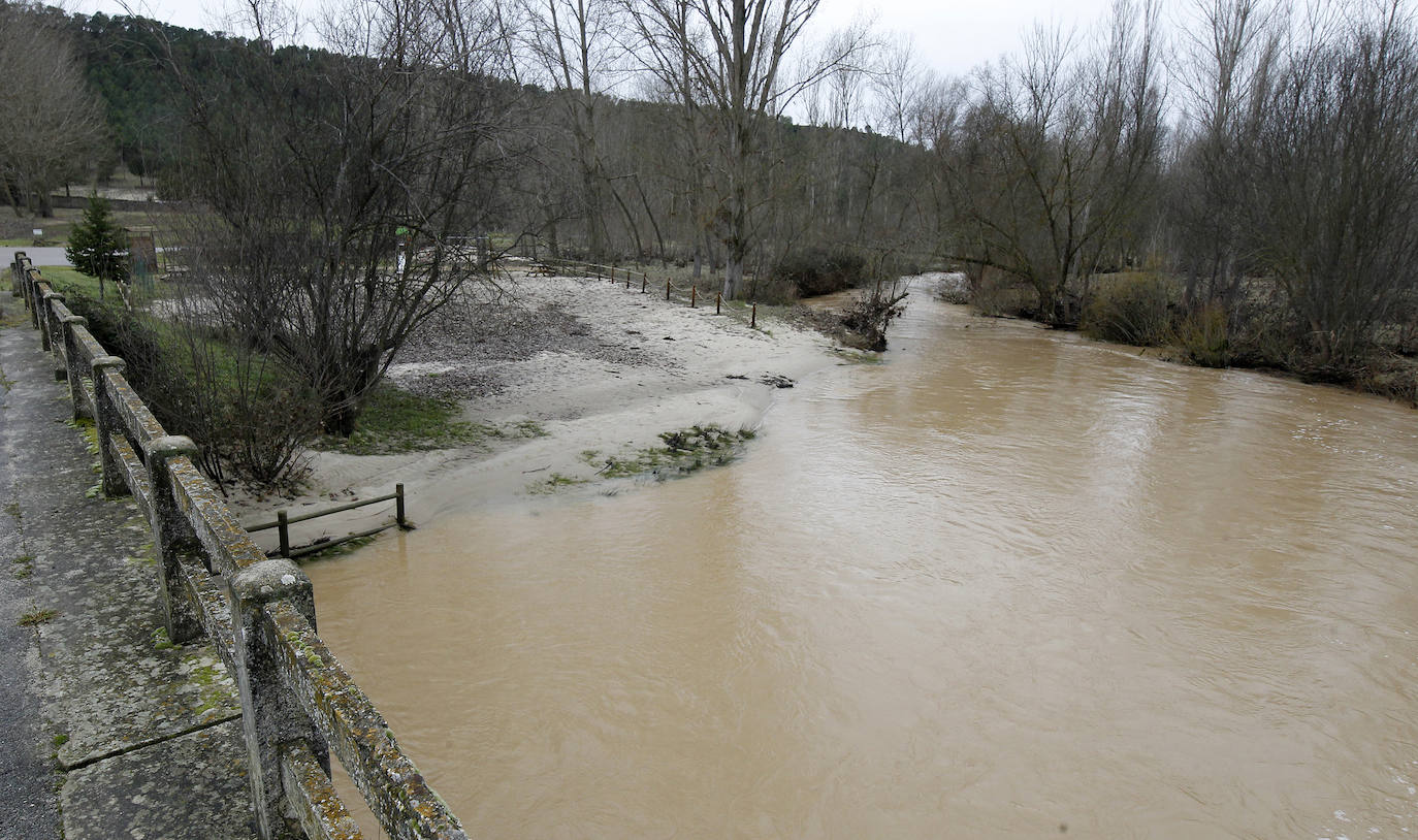 Inundaciones por el desembalse de Burgomillodo