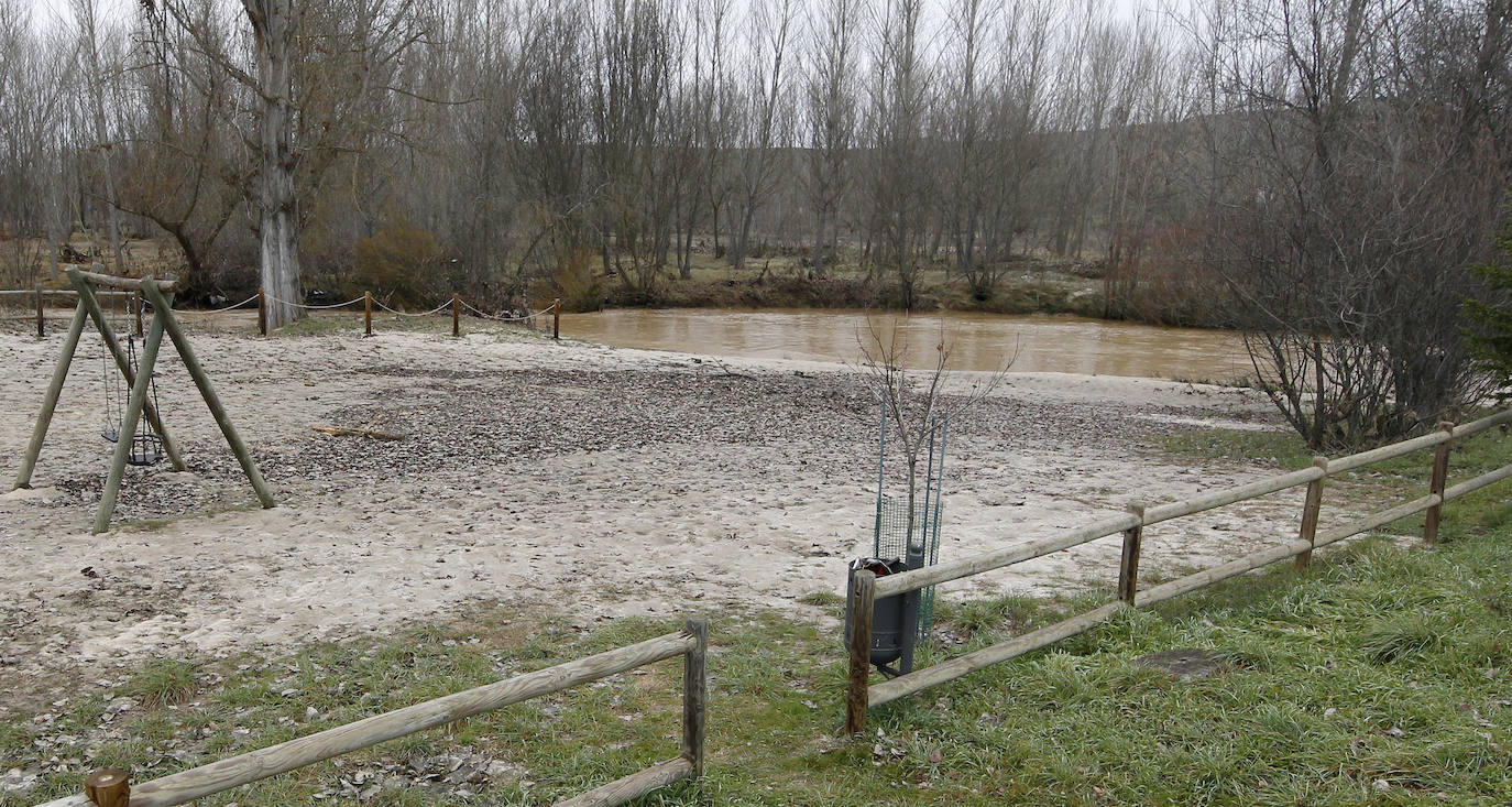 Inundaciones por el desembalse de Burgomillodo