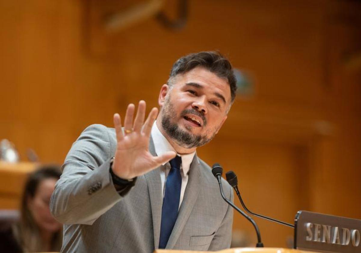 El diputado de ERC Gabriel Rufián.