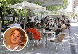 Parque del Salón de la capital palentina y Ricardo Carrancio.