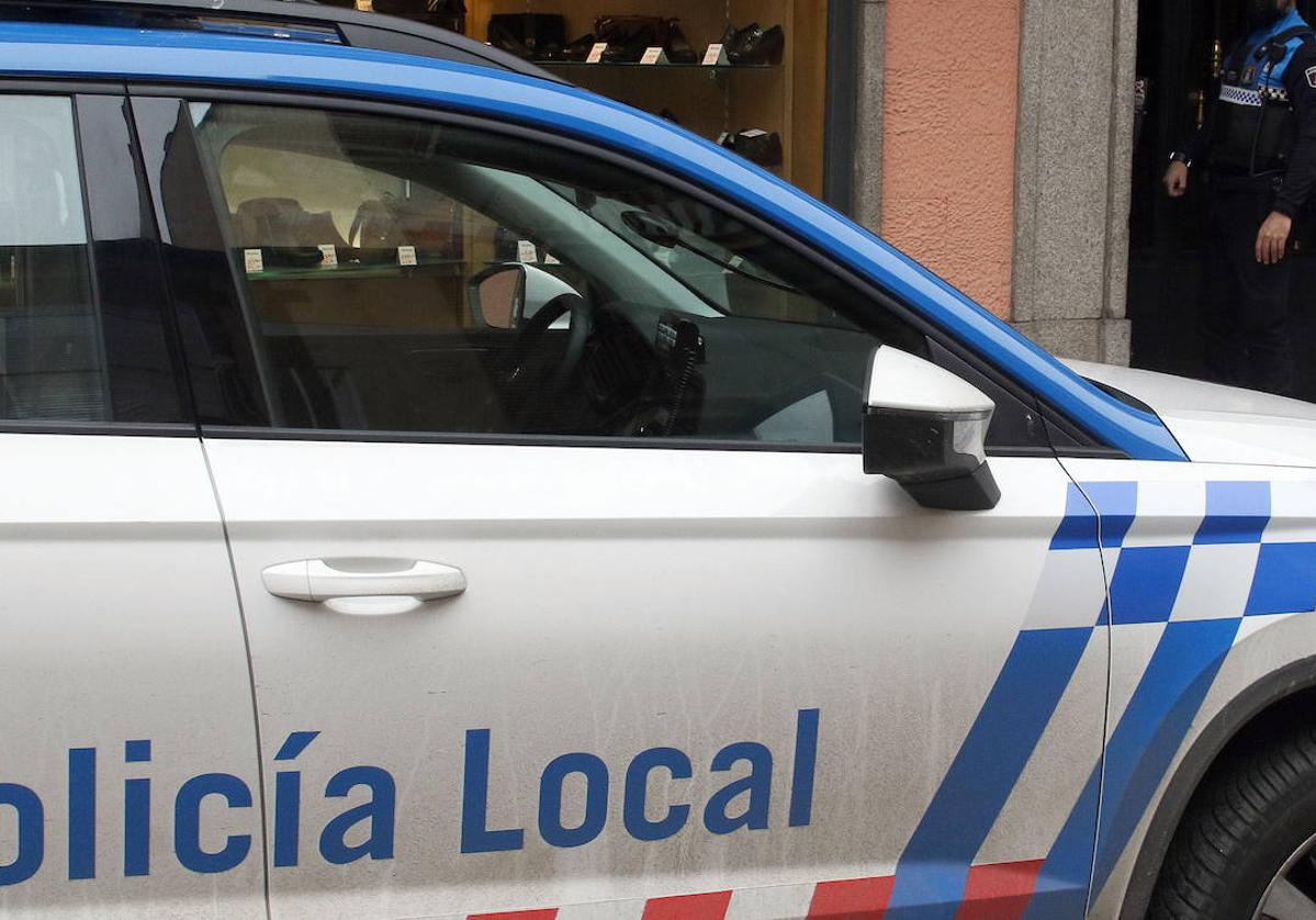 Patrulla de la Policía Local de Segovia.