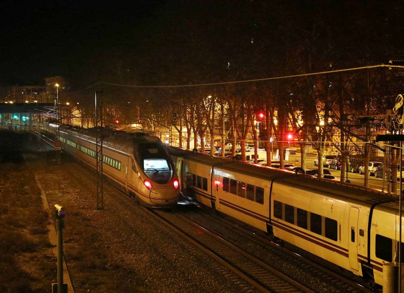 Retrasos en la estación de trenes de Palencia