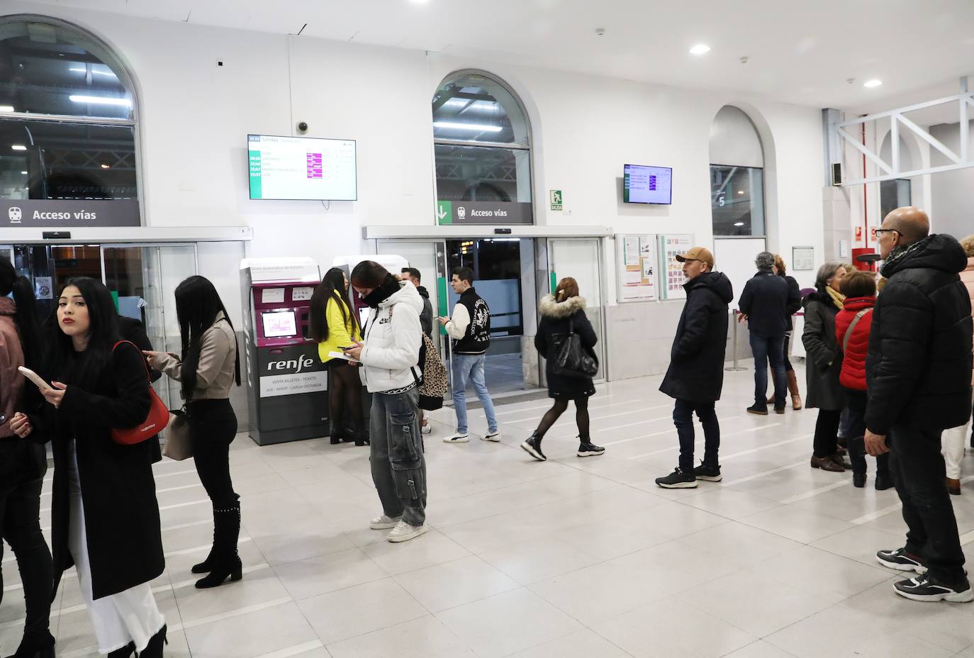 Retrasos en la estación de trenes de Palencia