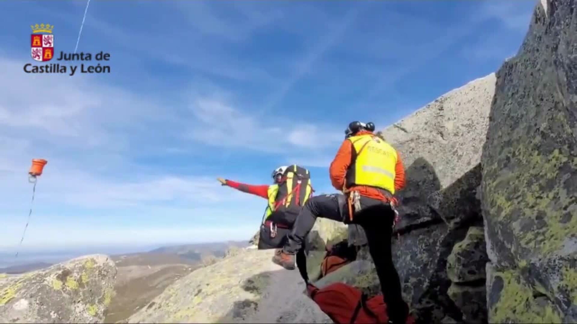 Rescate en el Risco de los Claveles (Segovia)