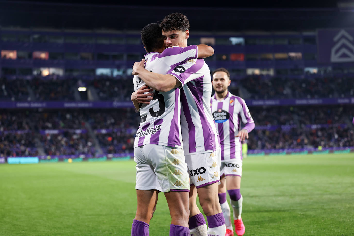 La victoria del Real Valladolid sobre el Racing de Santander, en imágenes