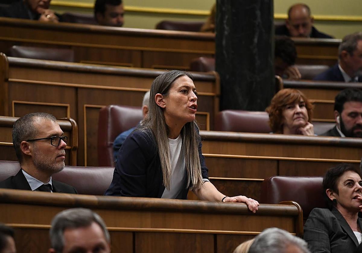 La portavoz de Junts en el Congreso, Miriam Nogueras.