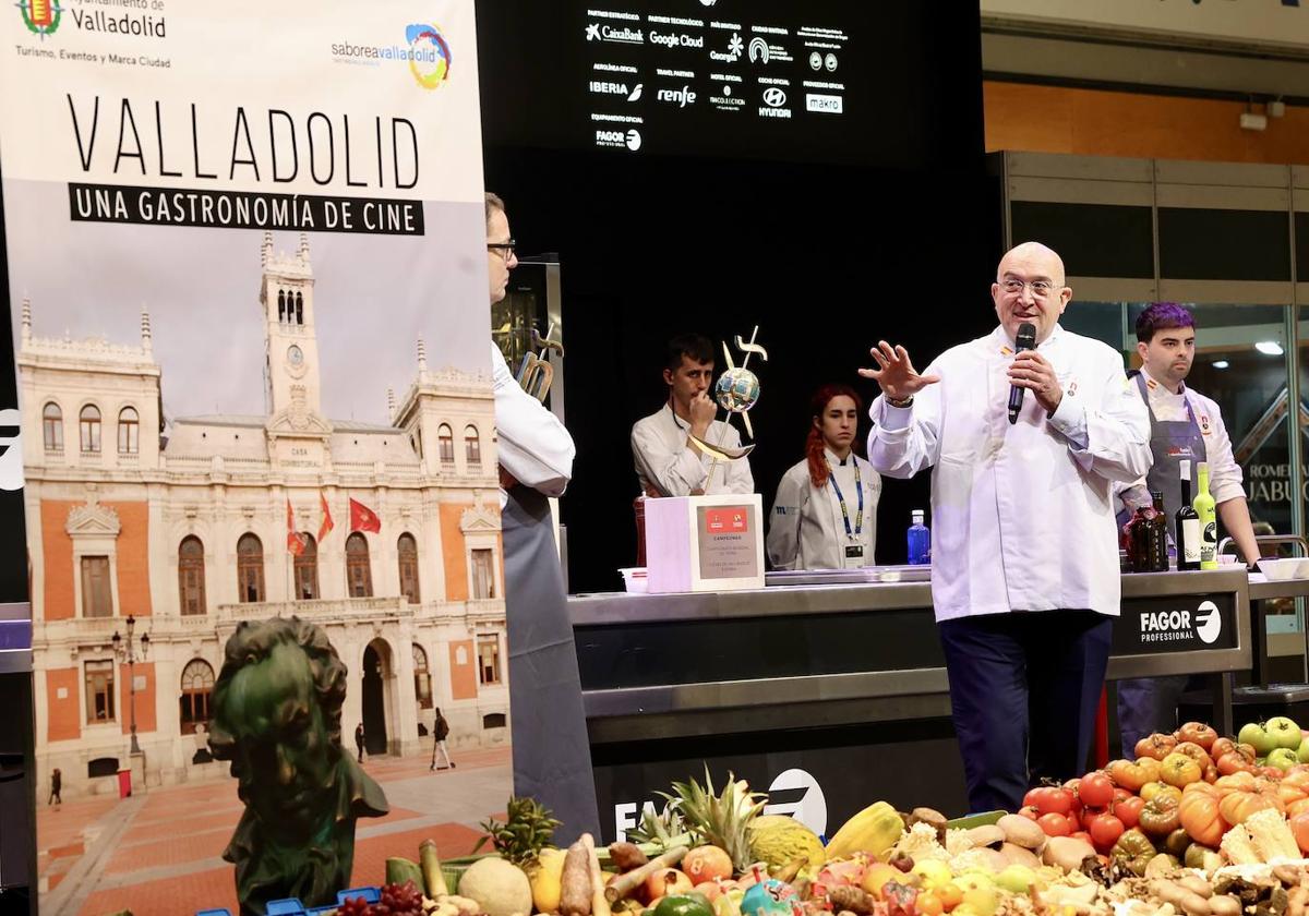 El alcalde de Valladolid, Jesús Julio Carnero, este martes en Madrid Fusión.