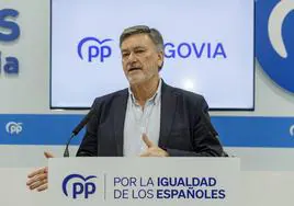 El secretario general del PP de Castilla y León, Francisco Vázquez.