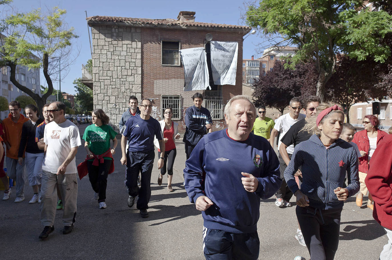 Carrera popular en 2012 para exigir una solución al abandondo del centro.