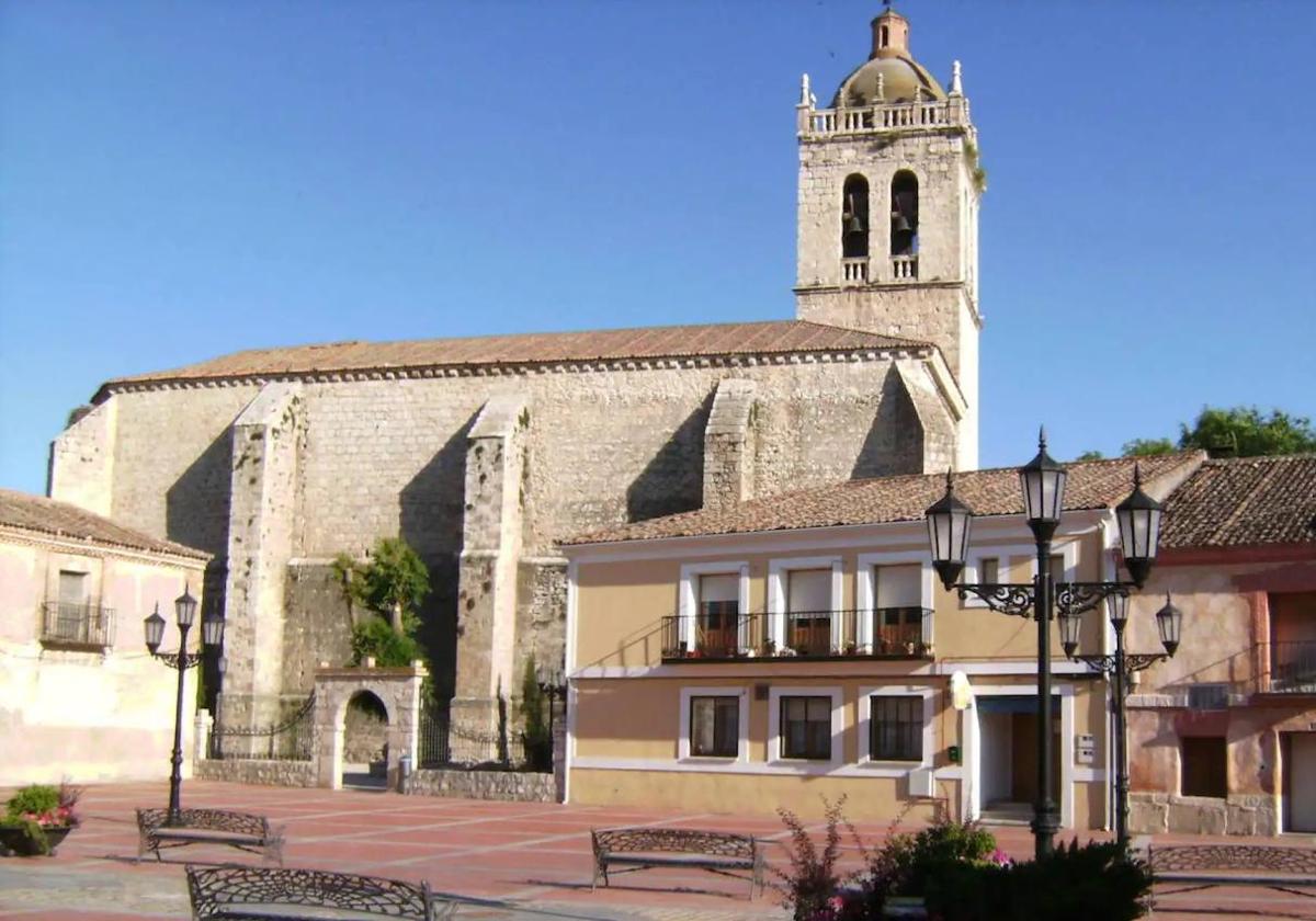 Imagen de archivo de la iglesia de Aldeamayor.