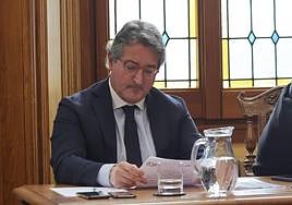 Ricardo Carrancio, en un pleno.