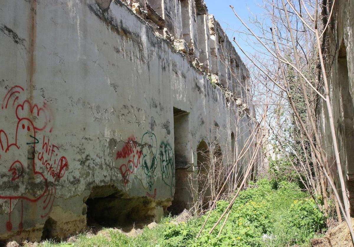 Terrenos del casco antiguo donde está prevista la construcción de la residencia universitaria.